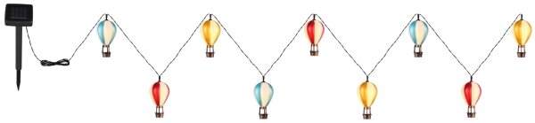 Globo 36139-9 - LED Solárna reťaz 9xLED/0,06W/3V 390 cm IP44