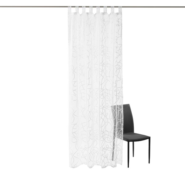 ZÁVES S PÚTKAMI, priehľadné, 140/245 cm Boxxx - Záclony & závesy