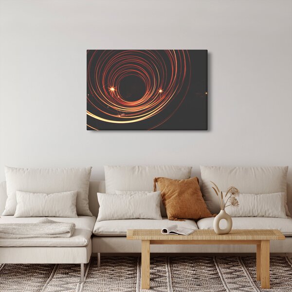 Obraz abstraktných liniek (90x60 cm)