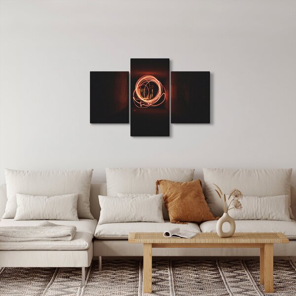 Obraz - čiary v tuneli (90x60 cm)