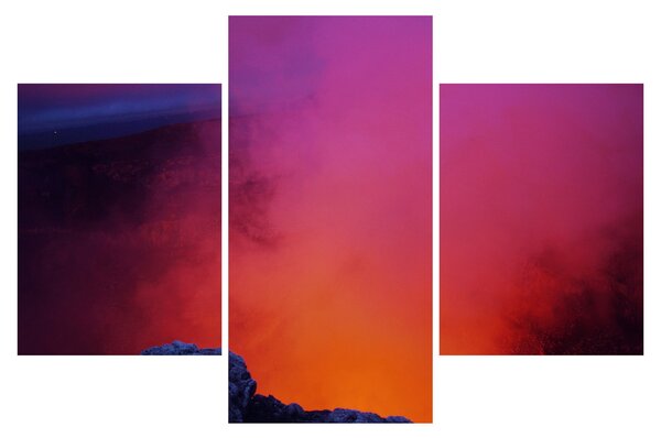 Obraz - sopka (90x60 cm)