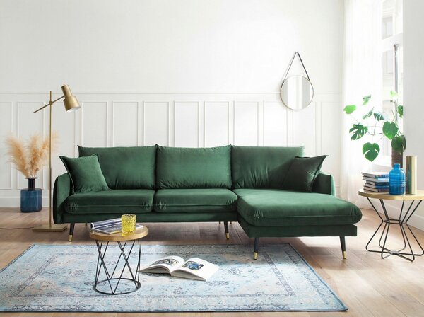 ROHOVÁ SEDAČKA, textil, zelená MID.YOU - Online Only obývacie izby, Online Only