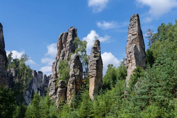 Fotografia Prachov Rocks near Jicin, Hradec Kralove,, SilvanBachmann, (40 x 26.7 cm)