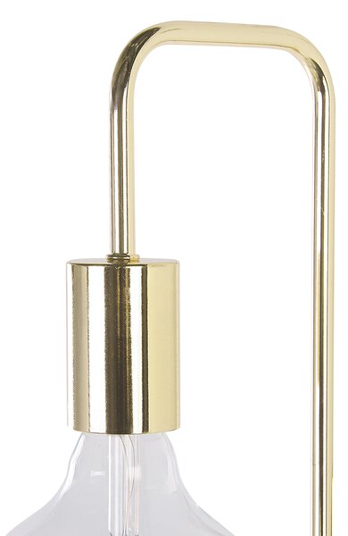 Nástenná lampa zlatá kov lesklá povrchová úprava bez tienidla moderný industriálny štýl obývačka spálňa kancelária
