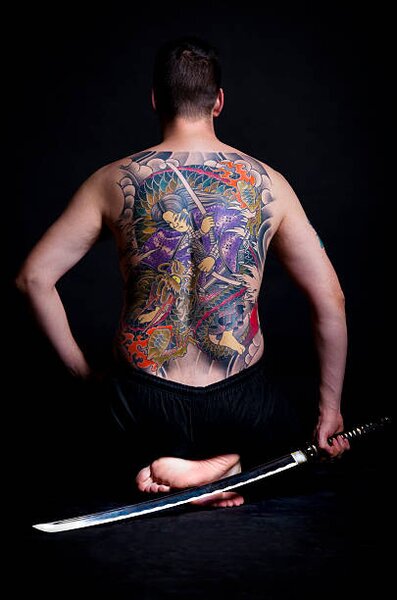 Umelecká fotografie Yakuza, Nastasic, (26.7 x 40 cm)