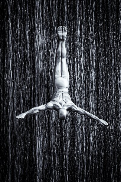 Umelecká fotografie fine diving, Martin Fleckenstein, (26.7 x 40 cm)