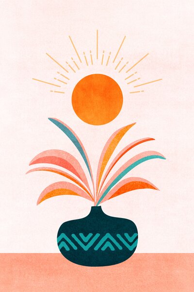 Ilustrácia Sun Worship, Kristian Gallagher, (26.7 x 40 cm)