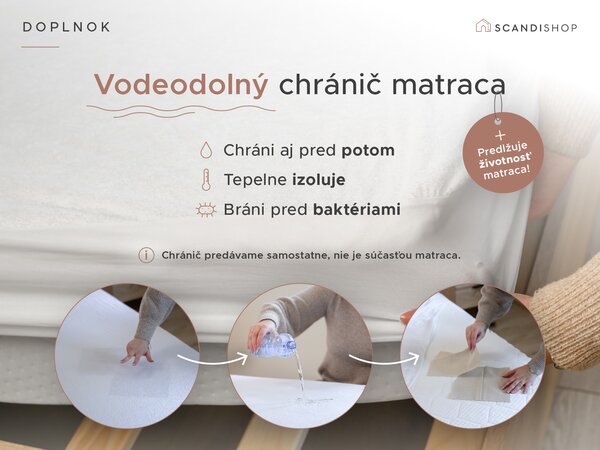 Kokosový matrac COCO MAXI 20 cm 90 x 200 cm Ochrana matraca: BEZ chrániča matraca