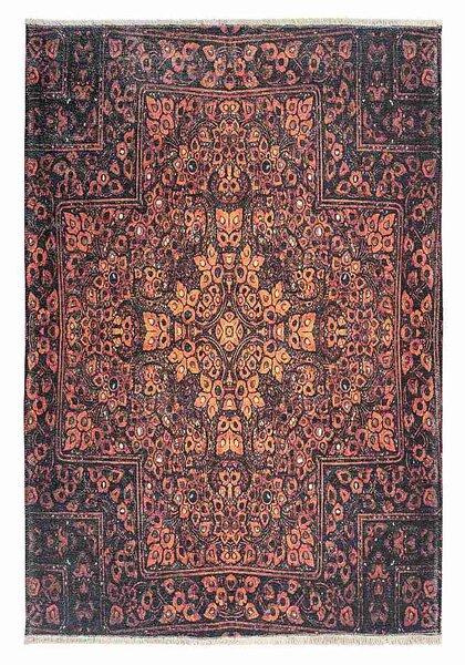 Jutex Kusový koberec Azteca 550 tehlový, Rozmery 1.50 x 2.30