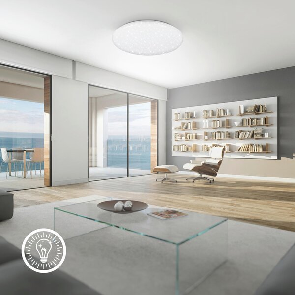 STROPNÉ LED SVIETIDLO, 56/8.5 cm - Interiérové svietidlá