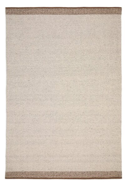 Béžový obojstranný ručne tkaný vlnený koberec 160x230 cm Nifelia – Kave Home