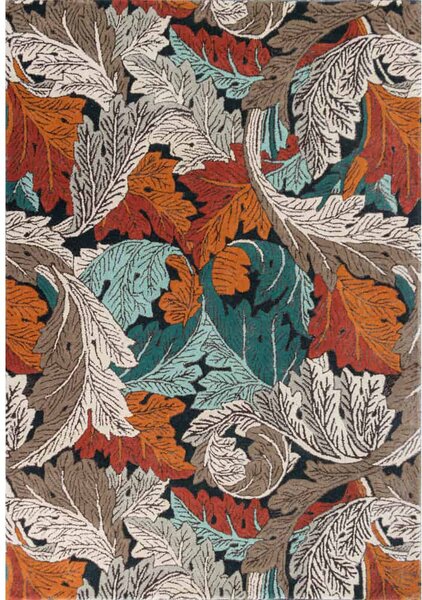 Jutex Vlnený kusový koberec Acanthus 126 900 viacfarebný, Rozmery 1.40 x 2.00