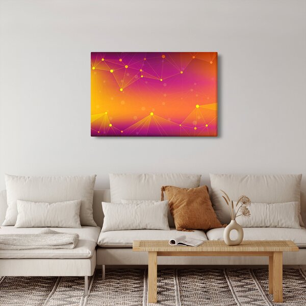 Farebný abstraktný obraz (90x60 cm)