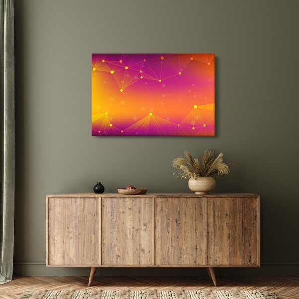 Farebný abstraktný obraz (90x60 cm)