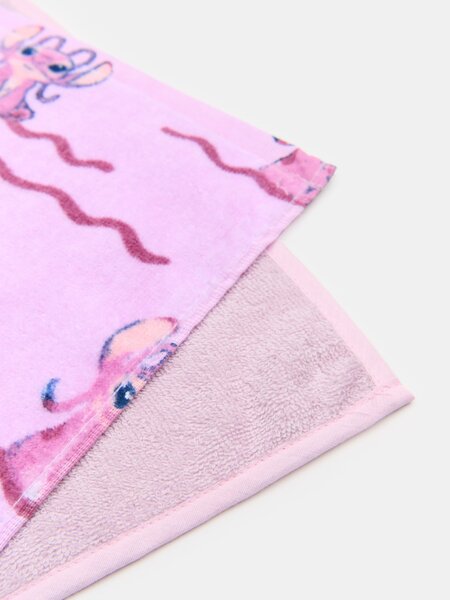 Sinsay - Bavlnené uteráky 2 ks Stitch - levanduľová