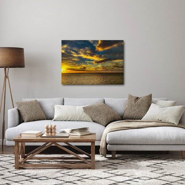 Západ slnka na mori (70x50 cm)