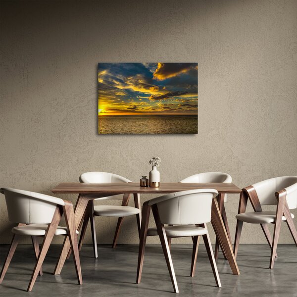 Západ slnka na mori (70x50 cm)