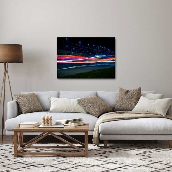 Obraz nočného mesta (70x50 cm)