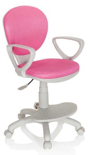 OTOČNÁ STOLIČKA PRE MLÁDEŽ, sivá, pink MID.YOU - Online Only detský nábytok, Online Only