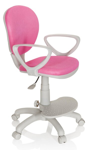 OTOČNÁ STOLIČKA PRE MLÁDEŽ, sivá, pink MID.YOU - Online Only detský nábytok, Online Only