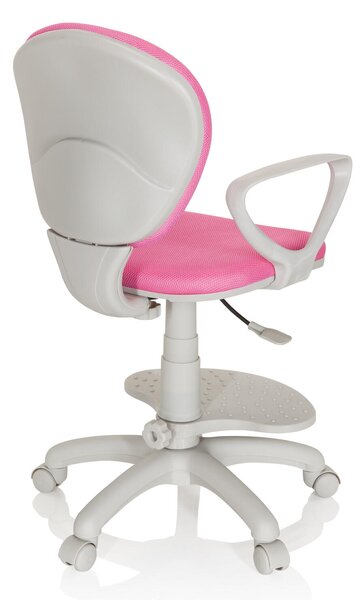 OTOČNÁ STOLIČKA PRE MLÁDEŽ, sivá, pink MID.YOU - Online Only detský nábytok, Online Only