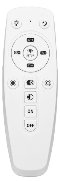 Toolight Toolight, LED závesné krištáľové svietidlo s diaľkovým ovládaním APP773-2CP, chrómová, OSW-05024