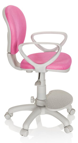 OTOČNÁ STOLIČKA PRE MLÁDEŽ, sivá, pink MID.YOU - Online Only detský nábytok, Online Only