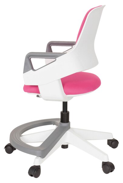 OTOČNÁ STOLIČKA PRE MLÁDEŽ, pink MID.YOU - Online Only detský nábytok, Online Only