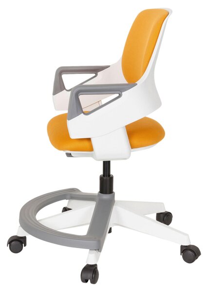 OTOČNÁ STOLIČKA PRE MLÁDEŽ, oranžová MID.YOU - Online Only detský nábytok, Online Only