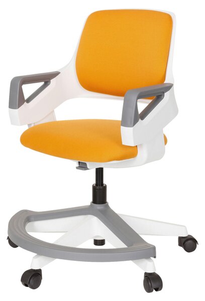 OTOČNÁ STOLIČKA PRE MLÁDEŽ, oranžová MID.YOU - Online Only detský nábytok, Online Only