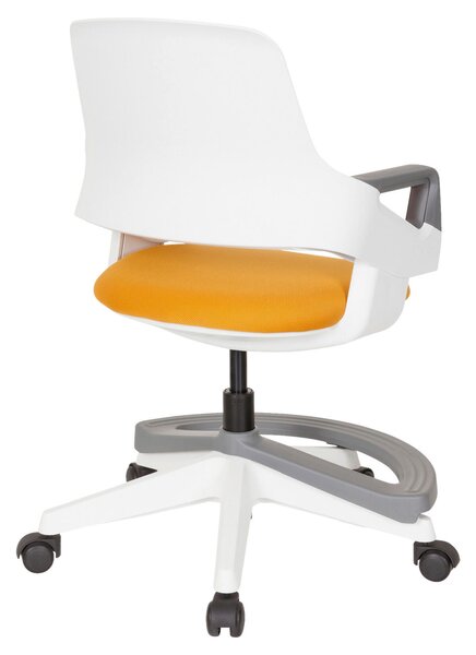 OTOČNÁ STOLIČKA PRE MLÁDEŽ, oranžová MID.YOU - Online Only detský nábytok, Online Only