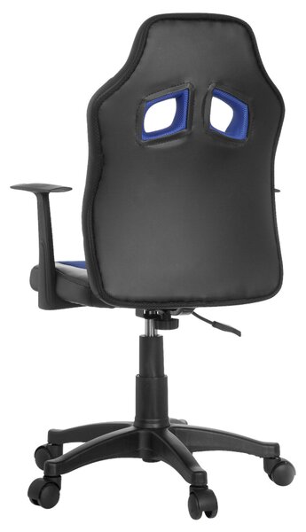 OTOČNÁ STOLIČKA PRE MLÁDEŽ, modrá, čierna MID.YOU - Online Only detský nábytok, Online Only