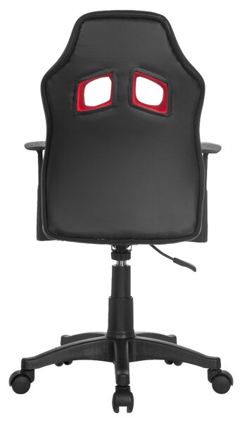 OTOČNÁ STOLIČKA PRE MLÁDEŽ, červená, čierna MID.YOU - Online Only detský nábytok, Online Only
