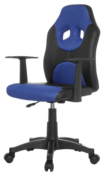 OTOČNÁ STOLIČKA PRE MLÁDEŽ, modrá, čierna MID.YOU - Online Only detský nábytok, Online Only
