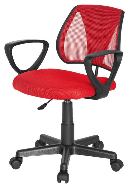 OTOČNÁ STOLIČKA PRE MLÁDEŽ, červená MID.YOU - Online Only detský nábytok, Online Only