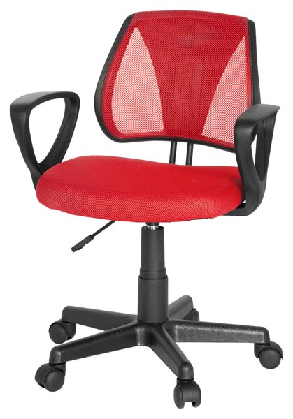 OTOČNÁ STOLIČKA PRE MLÁDEŽ, červená MID.YOU - Online Only detský nábytok, Online Only