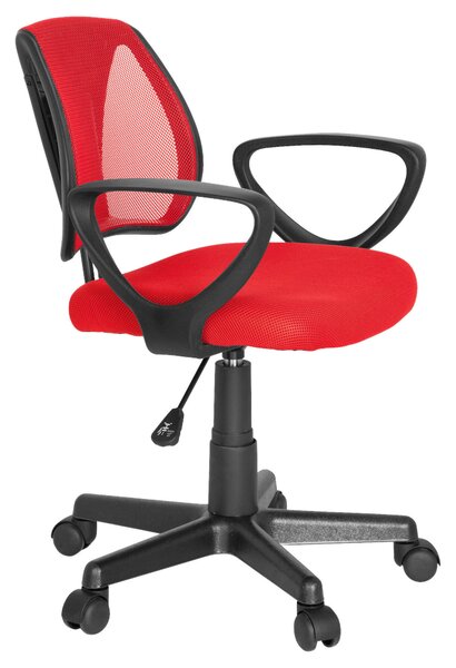 OTOČNÁ STOLIČKA PRE MLÁDEŽ, červená MID.YOU - Online Only detský nábytok, Online Only