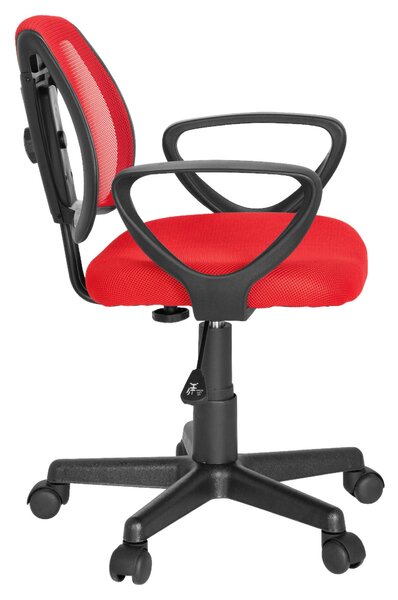 OTOČNÁ STOLIČKA PRE MLÁDEŽ, červená MID.YOU - Online Only detský nábytok, Online Only