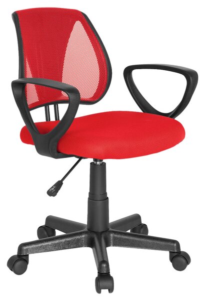 OTOČNÁ STOLIČKA PRE MLÁDEŽ, červená MID.YOU - Online Only detský nábytok, Online Only