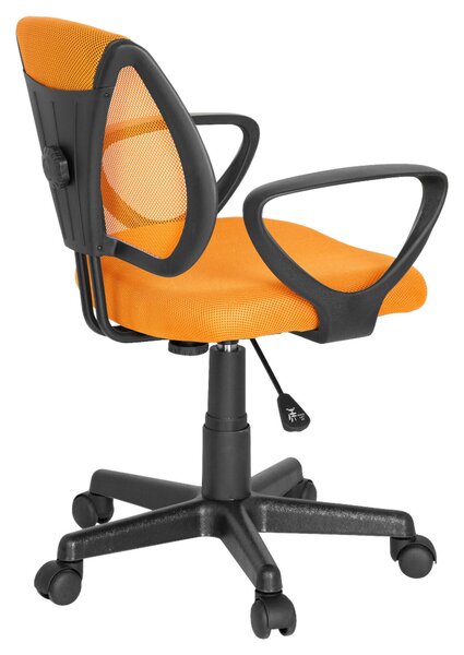 OTOČNÁ STOLIČKA PRE MLÁDEŽ, oranžová MID.YOU - Online Only detský nábytok, Online Only