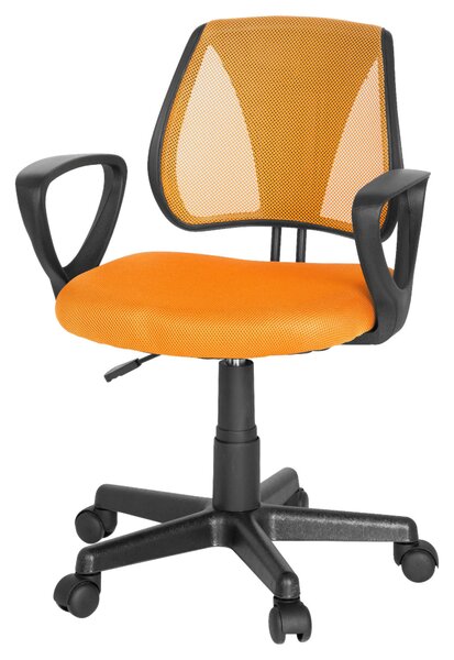 OTOČNÁ STOLIČKA PRE MLÁDEŽ, oranžová MID.YOU - Online Only detský nábytok, Online Only