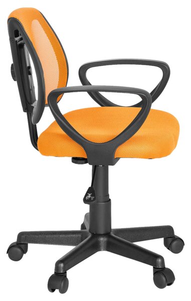 OTOČNÁ STOLIČKA PRE MLÁDEŽ, oranžová MID.YOU - Online Only detský nábytok, Online Only