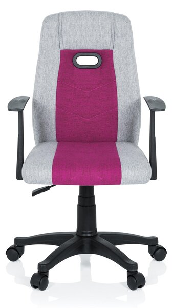 OTOČNÁ STOLIČKA PRE MLÁDEŽ, sivá, pink MID.YOU - Online Only detský nábytok, Online Only