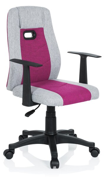 OTOČNÁ STOLIČKA PRE MLÁDEŽ, sivá, pink MID.YOU - Online Only detský nábytok, Online Only