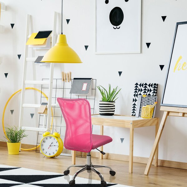 OTOČNÁ STOLIČKA PRE MLÁDEŽ, sieťovina, pink MID.YOU - Detské izby, Online Only