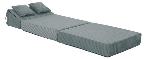 KONDELA Skladací matrac/kreslo, 2v1, mentolová, PELOS