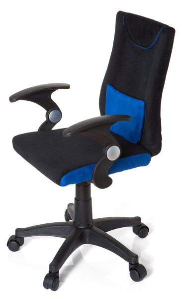 OTOČNÁ STOLIČKA PRE MLÁDEŽ, modrá, čierna MID.YOU - Online Only detský nábytok, Online Only