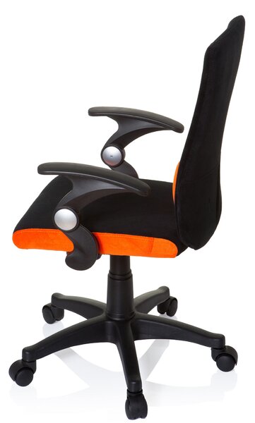 OTOČNÁ STOLIČKA PRE MLÁDEŽ, oranžová, čierna MID.YOU - Online Only detský nábytok, Online Only
