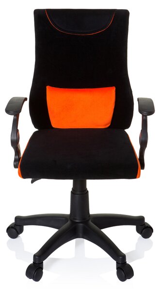 OTOČNÁ STOLIČKA PRE MLÁDEŽ, oranžová, čierna MID.YOU - Online Only detský nábytok, Online Only
