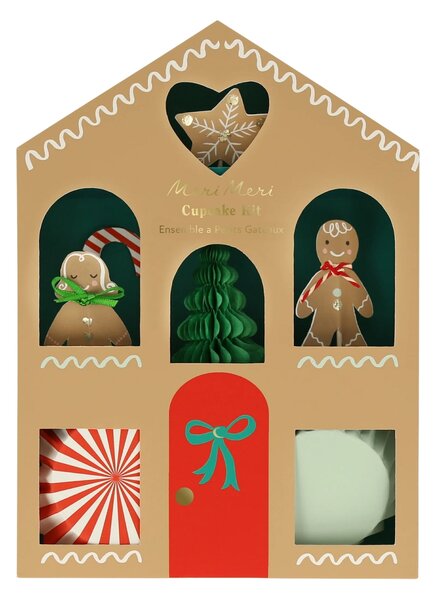 Sada na pečenie cupcakes Gingerbread 24 ks